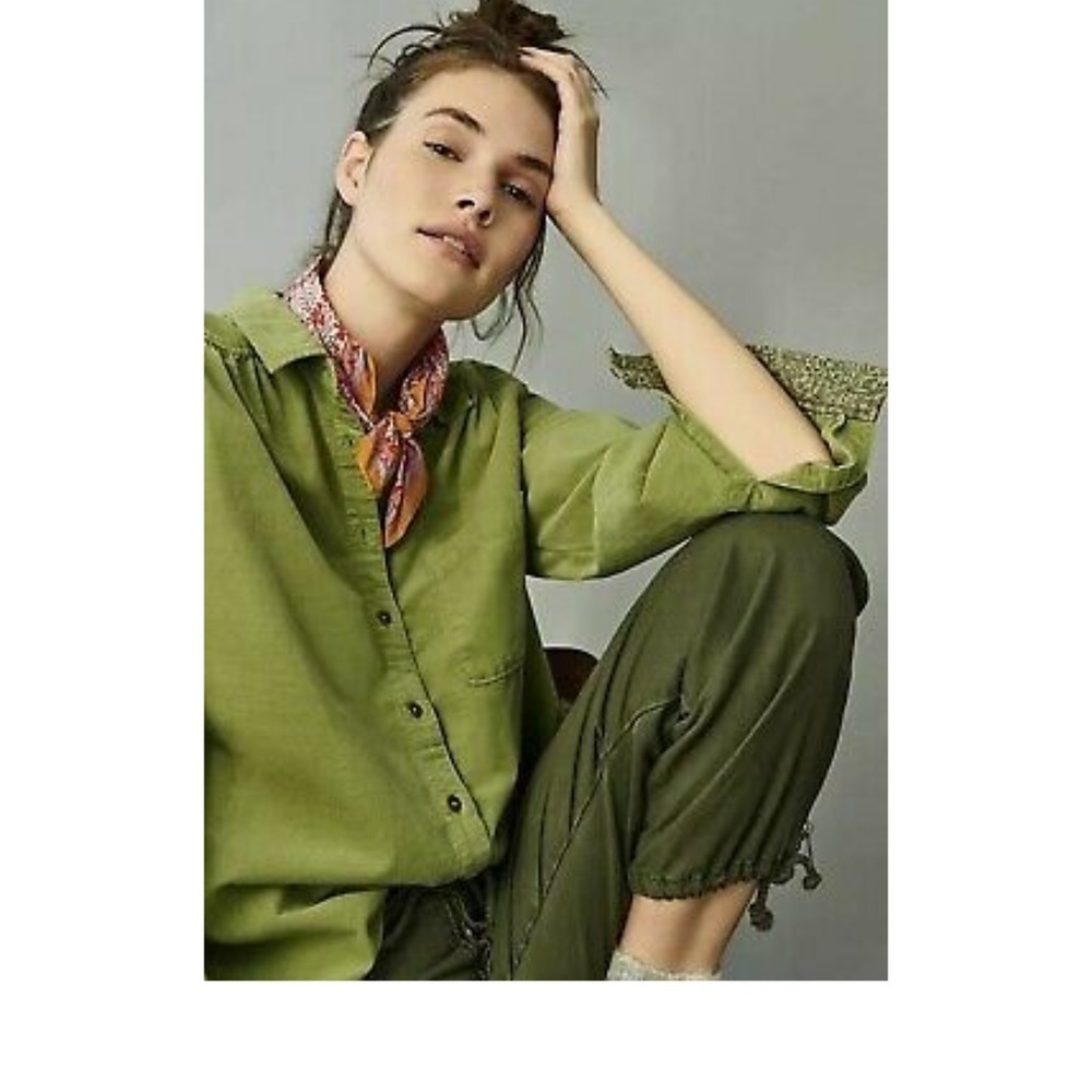 Pilcro and Letterpress Sigourney Corduroy Buttondown from Anthropologie